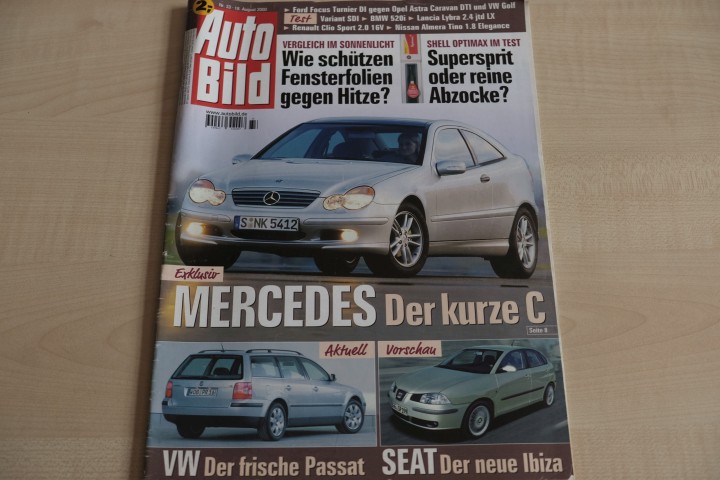 Deckblatt Auto Bild (33/2000)